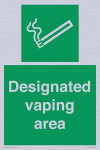 Designated vaping area